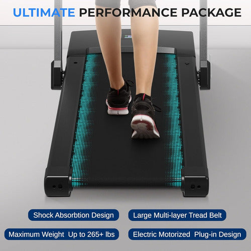 Caminadora Eléctrica Portátil Serenelife Slfld30 Profesional Negro