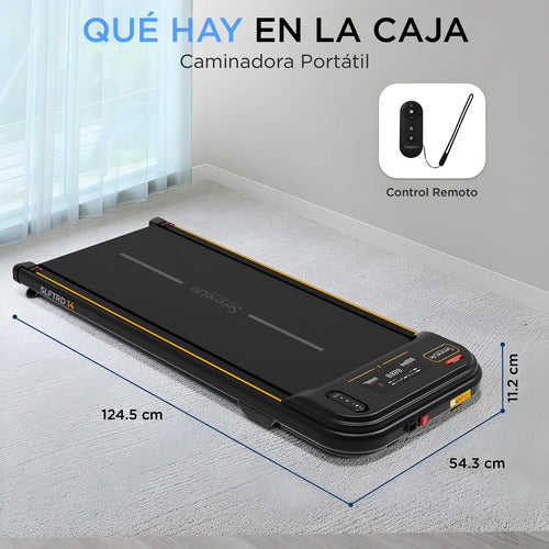 Caminadora Eléctrica Portátil Serenelife Slftrd14 Escritorio Negro
